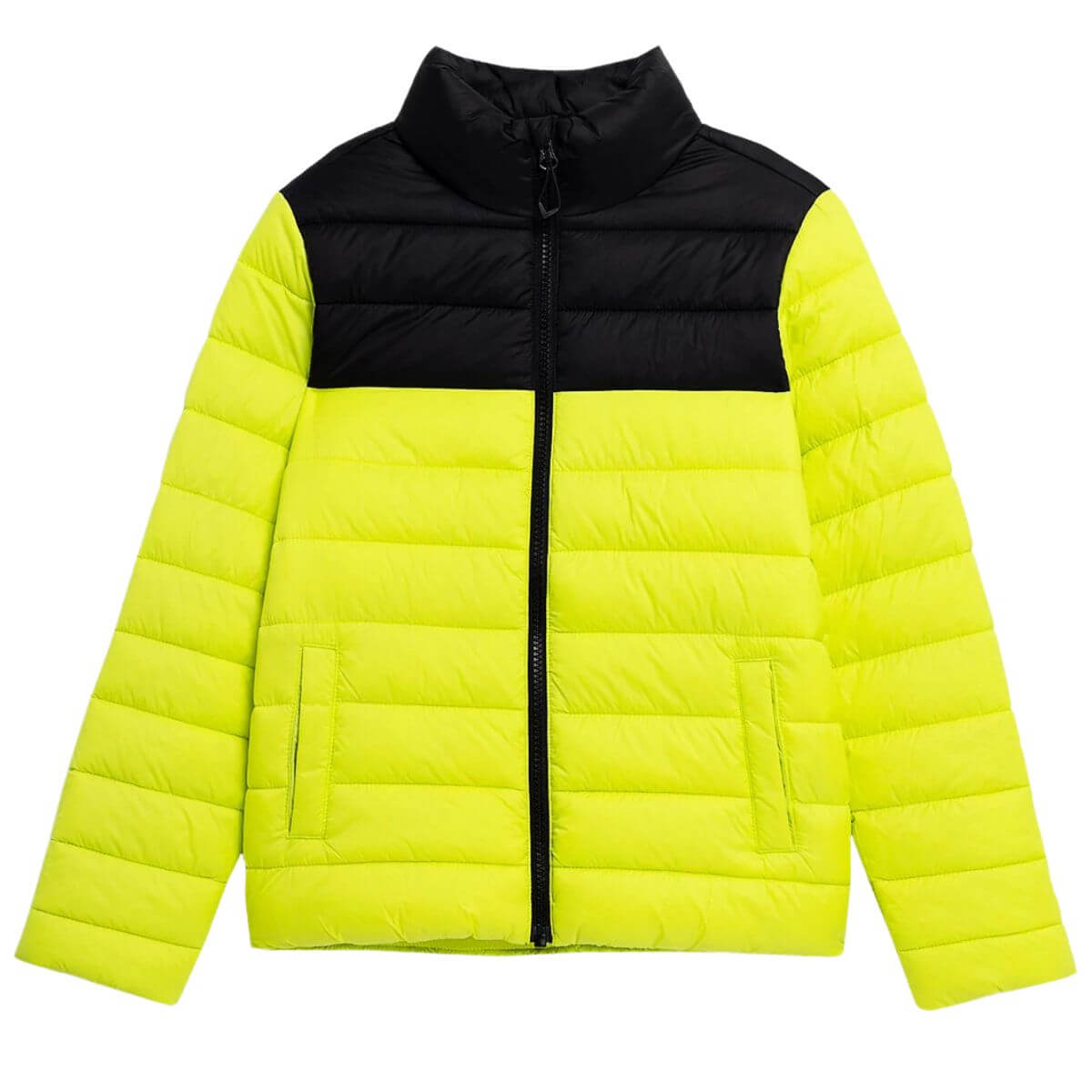 Parka 4F Niño Amarillo Fluor Negro - Sur SportsVestuario