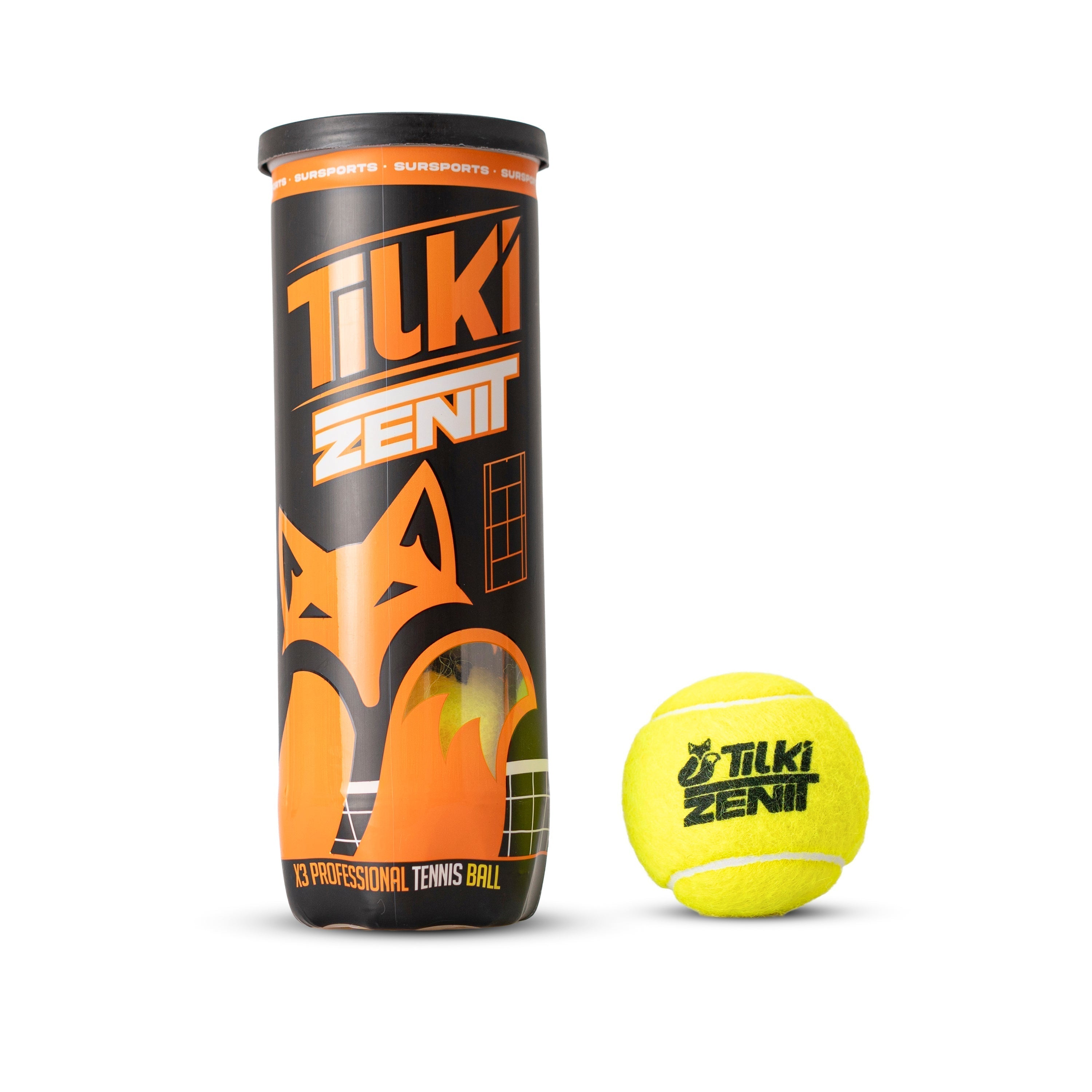 Caja de Pelota Tilki Tenis Zenit X3