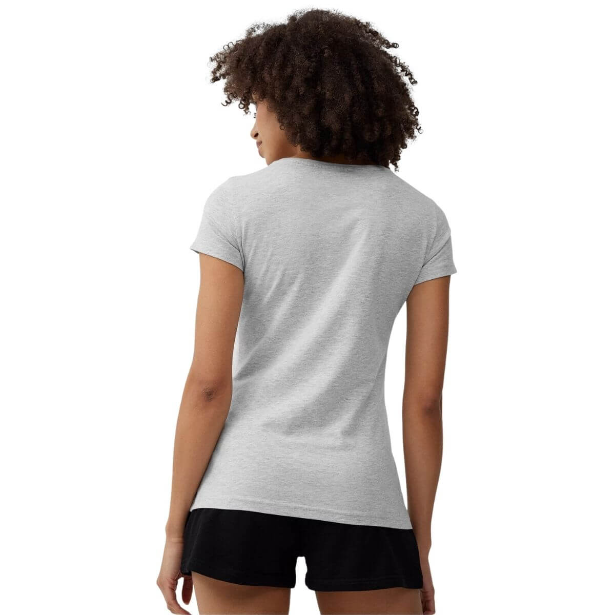 Polera 4F Mujer Gris Claro - Sur SportsVestuario