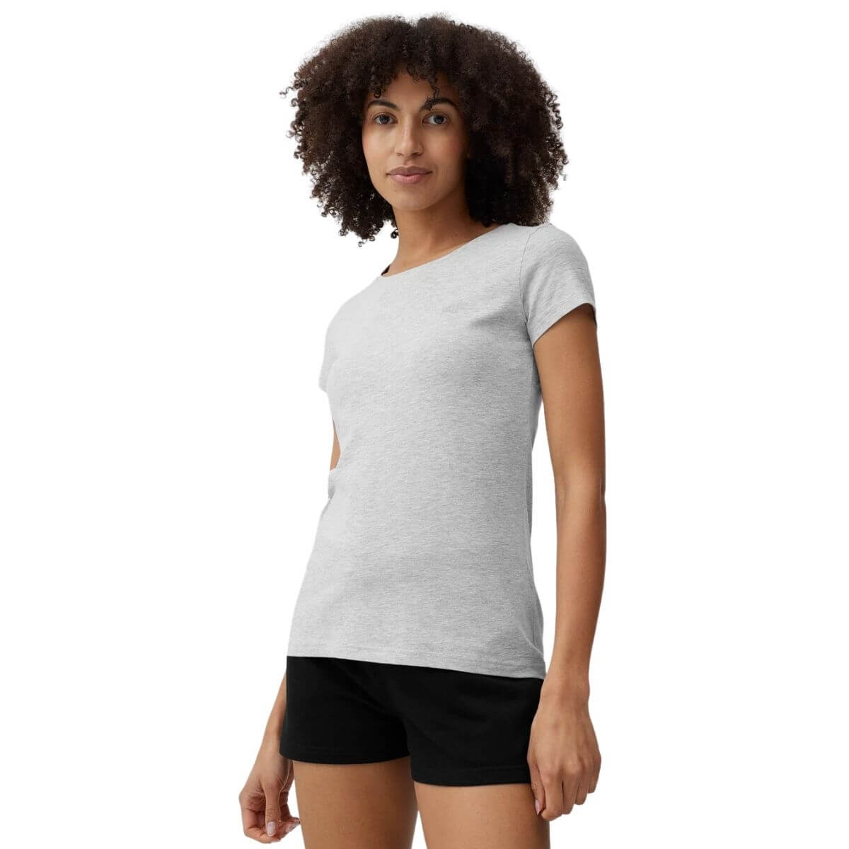 Polera 4F Mujer Gris Claro - Sur SportsVestuario