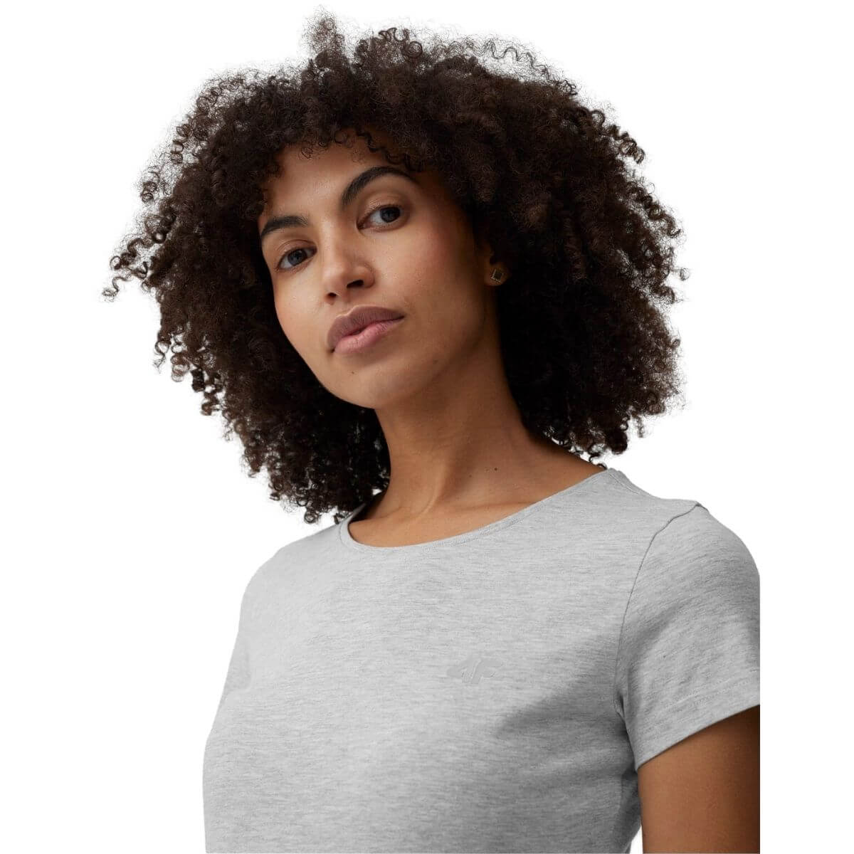 Polera 4F Mujer Gris Claro - Sur SportsVestuario