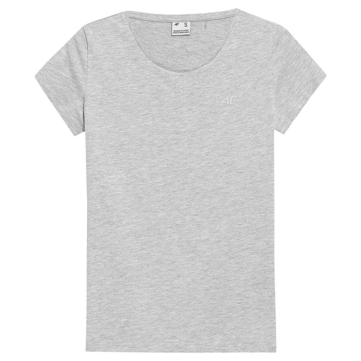 Polera 4F Mujer Gris Claro - Sur SportsVestuario