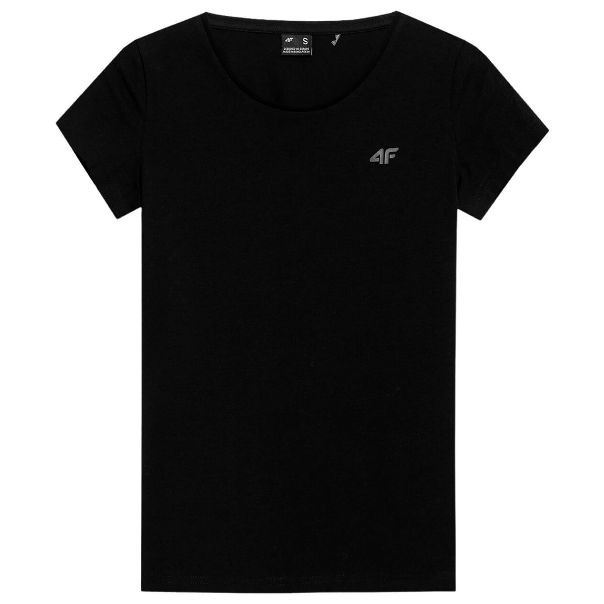 Polera 4F Mujer Negra - Sur SportsVestuario