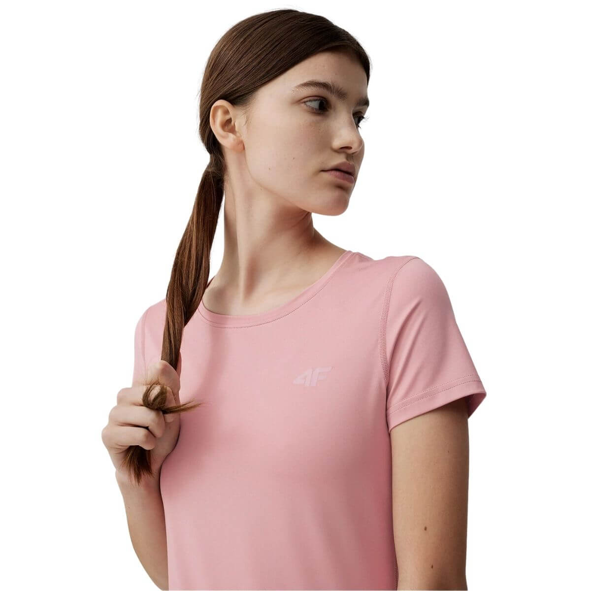 Polera 4F Mujer Rosada - Sur Sports