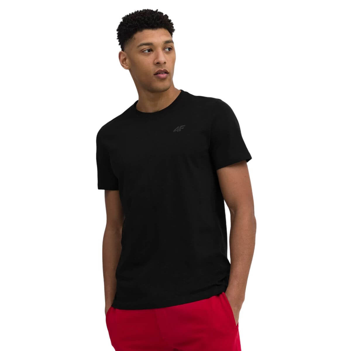 Polera 4F Negra - Sur SportsVestuario