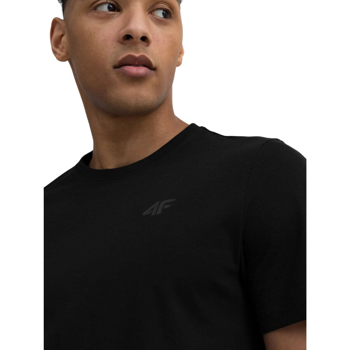 Polera 4F Negra - Sur SportsVestuario