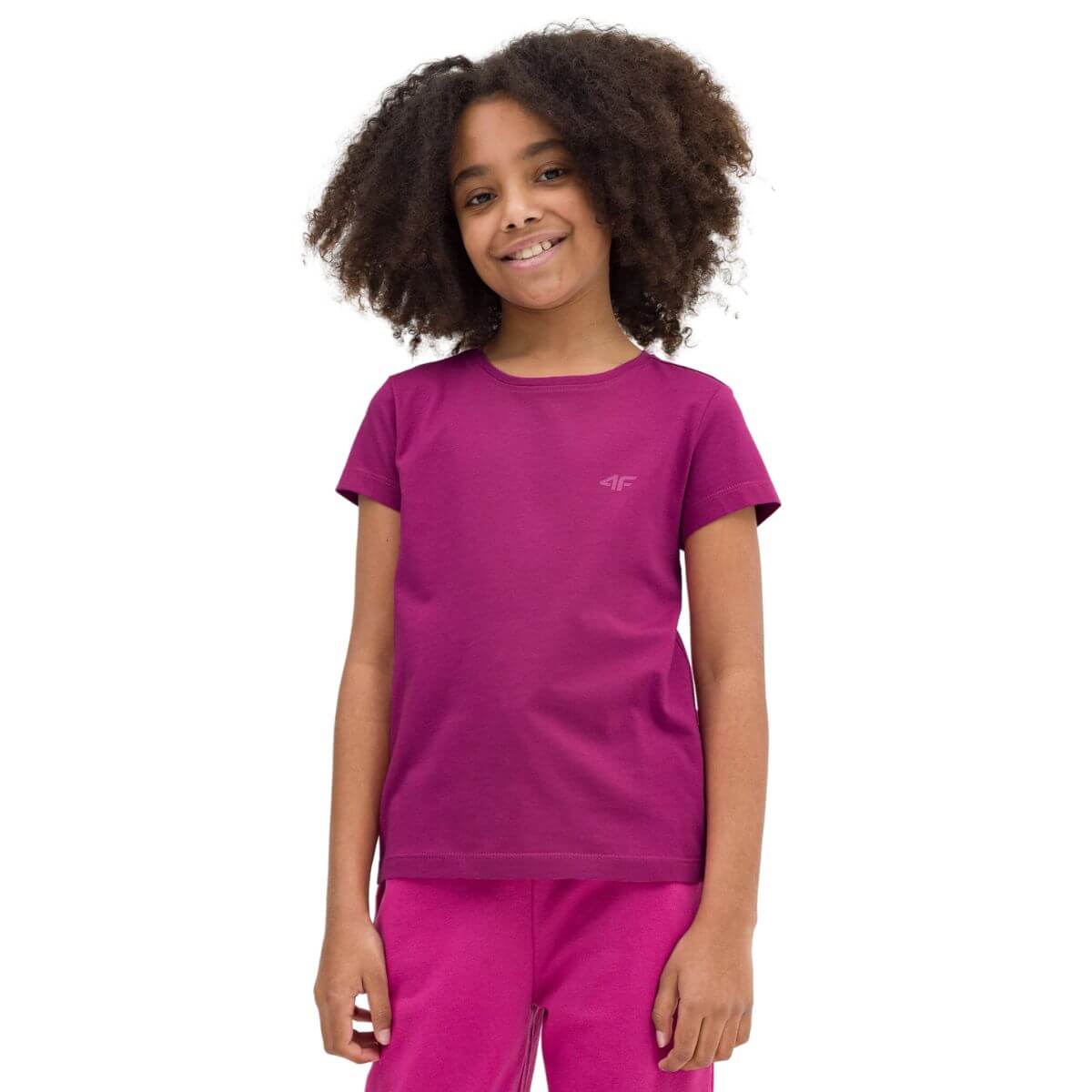 Polera 4F Niña Fucsia - Sur SportsVestuario