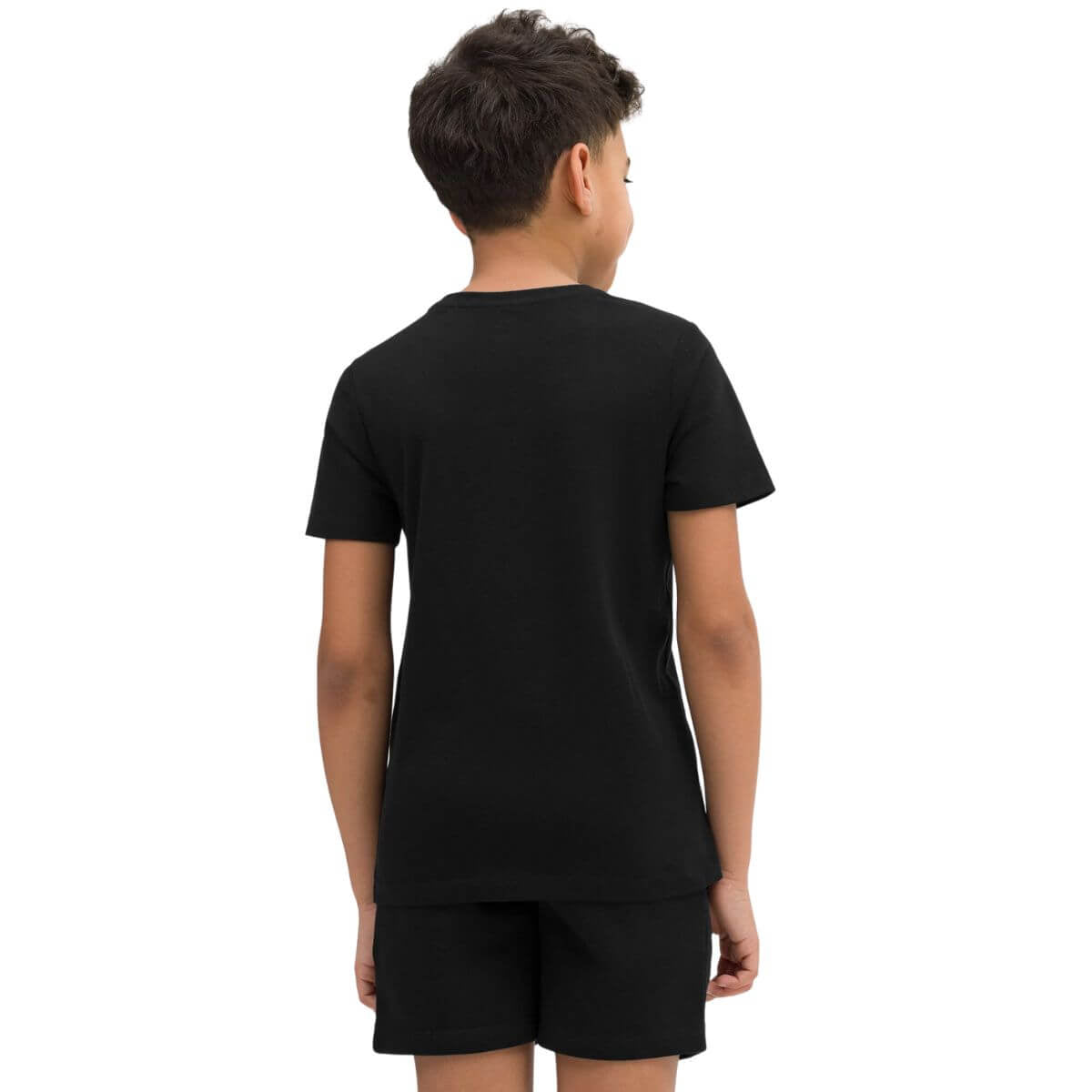 Polera 4F Niño Negra Lisa - Sur SportsVestuario