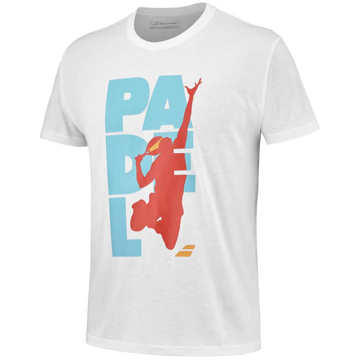 Polera Babolat Algodón Blanco Logo Padel - Sur SportsVestuario