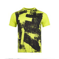 Polera Full Print Poly Tilki Temel - Amarillo Fluor