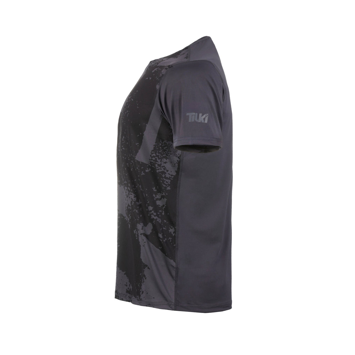 Polera Full Print Poly Tilki Temel - Negro
