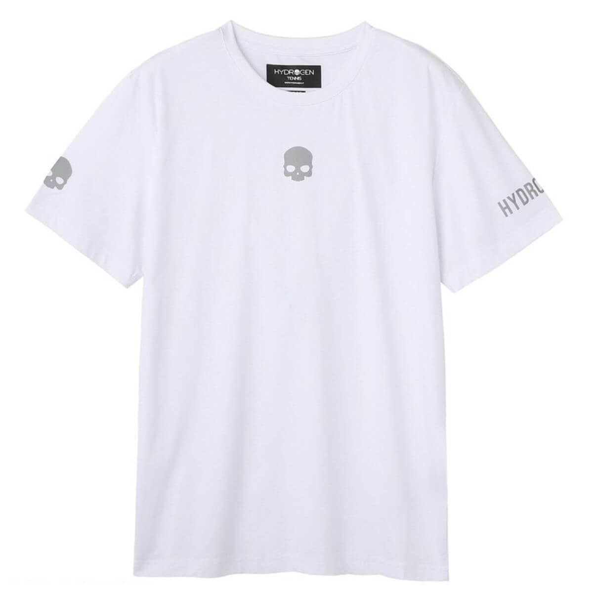 Polera Hydrogen Básica Técnica Blanca Logo Centro Hombre - Sur SportsVestuario