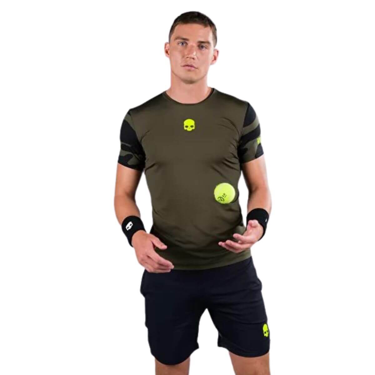 Polera Hydrogen Camuflaje Técnica Verde Musgo Hombre - Sur SportsVestuario