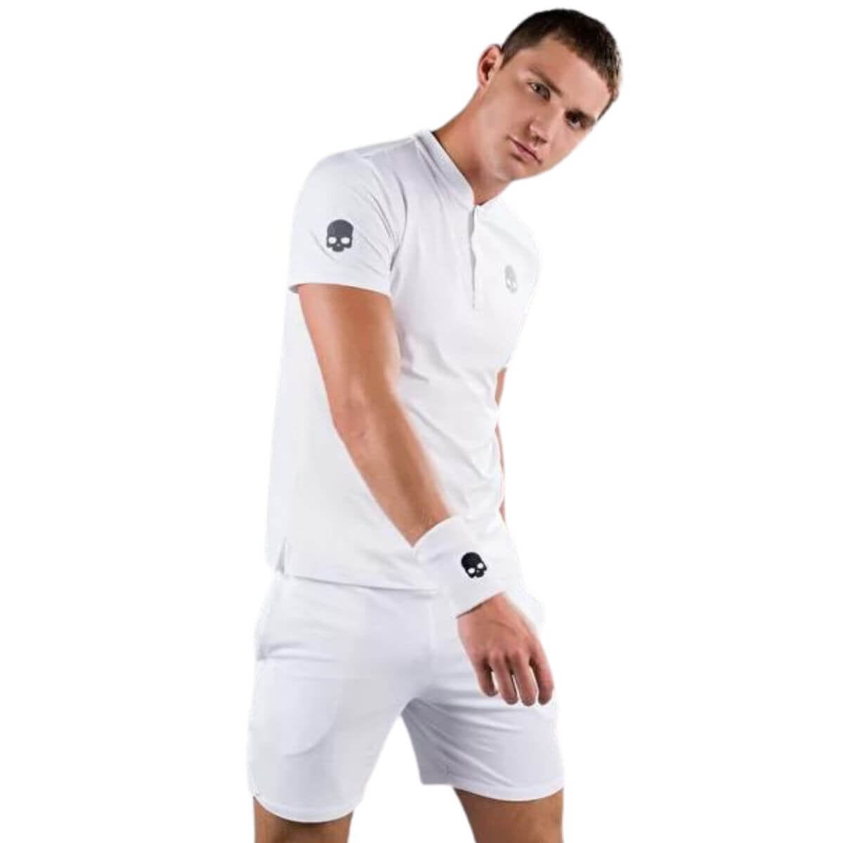 Polera Hydrogen Serafino Técnica Wimbledon Blanca - Sur SportsVestuario