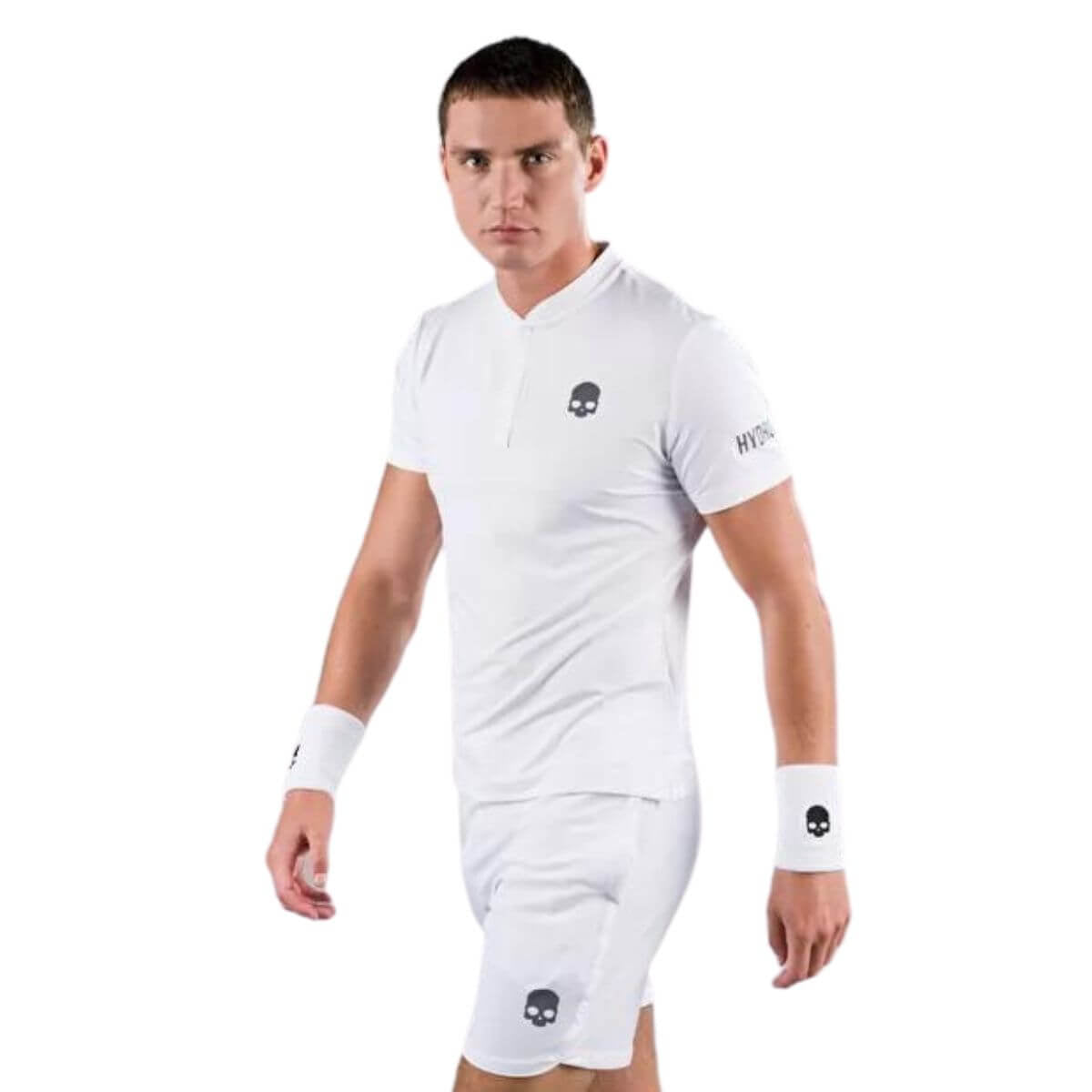 Polera Hydrogen Serafino Técnica Wimbledon Blanca - Sur SportsVestuario