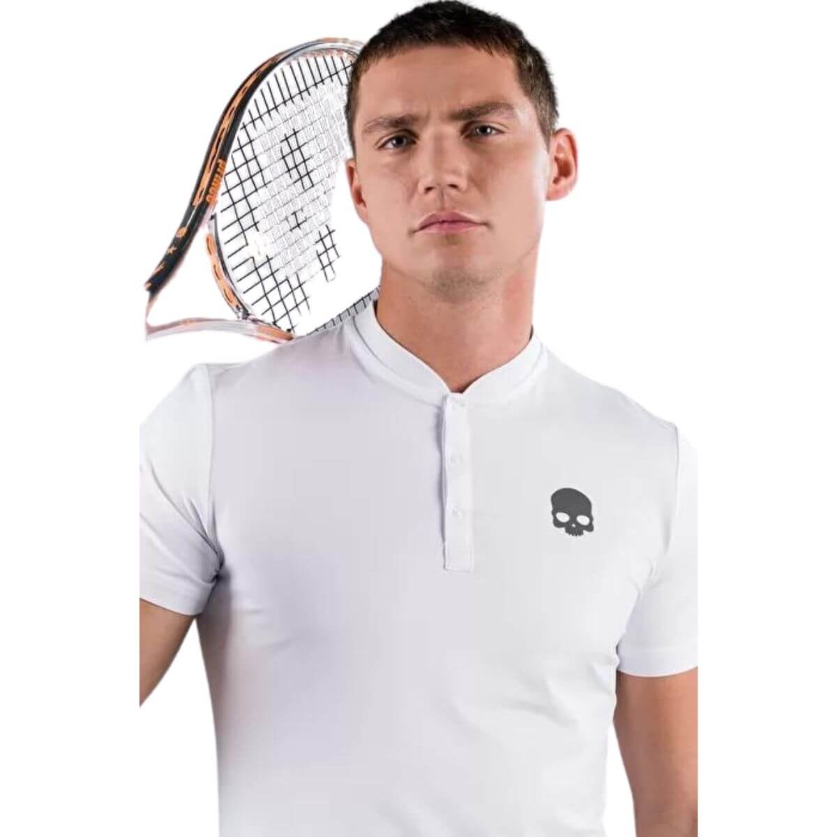 Polera Hydrogen Serafino Técnica Wimbledon Blanca - Sur SportsVestuario