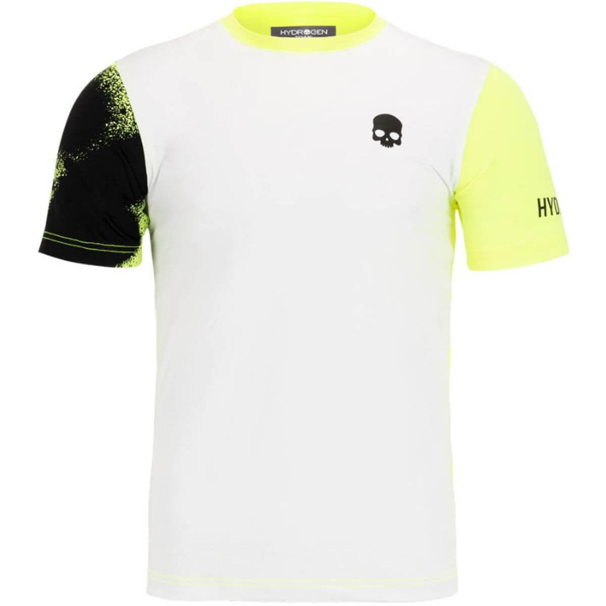 Polera Hydrogen Técnica Bicolor Spray Amarilla Hombre - Sur SportsVestuario