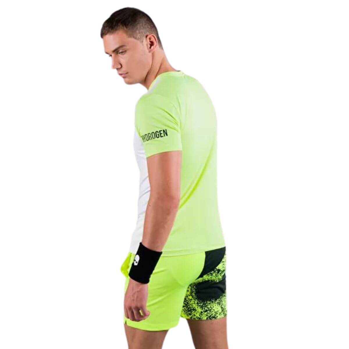 Polera Hydrogen Técnica Bicolor Spray Amarilla Hombre - Sur SportsVestuario