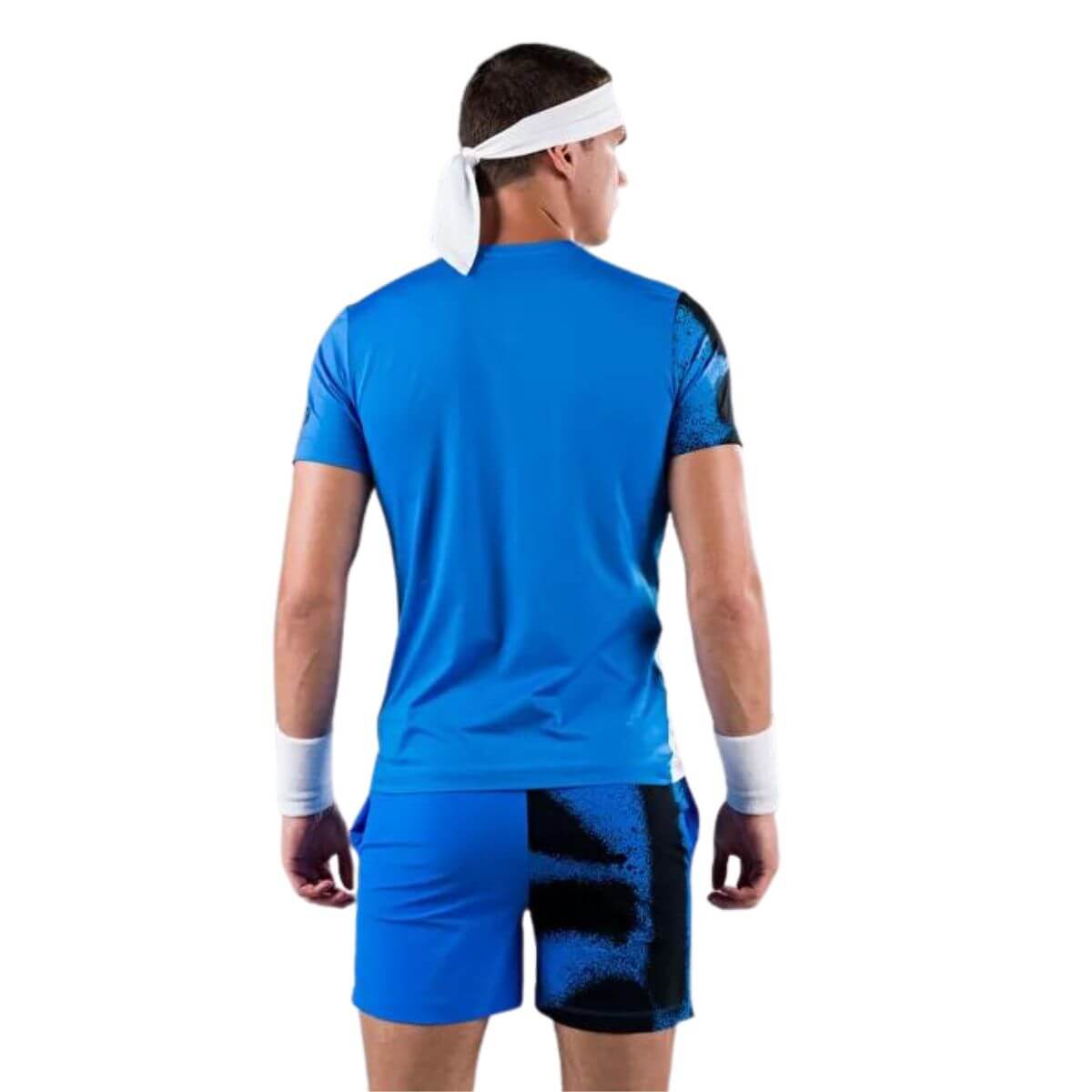 Polera Hydrogen Técnica Bicolor Spray Azul Hombre - Sur SportsVestuario