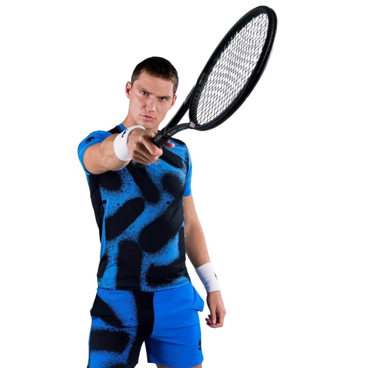 Polera Hydrogen Técnica Spray Azul Hombre - Sur SportsVestuario