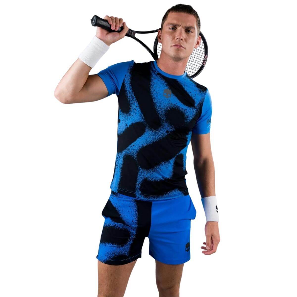Polera Hydrogen Técnica Spray Azul Hombre - Sur SportsVestuario