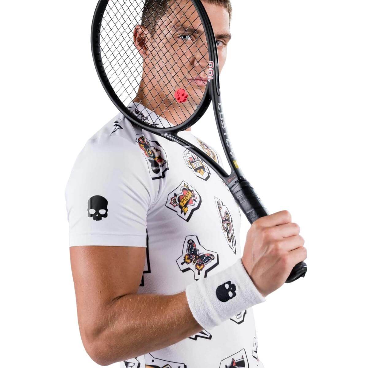 Polera Hydrogen Técnica Tattoo Blanca Hombre - Sur SportsVestuario