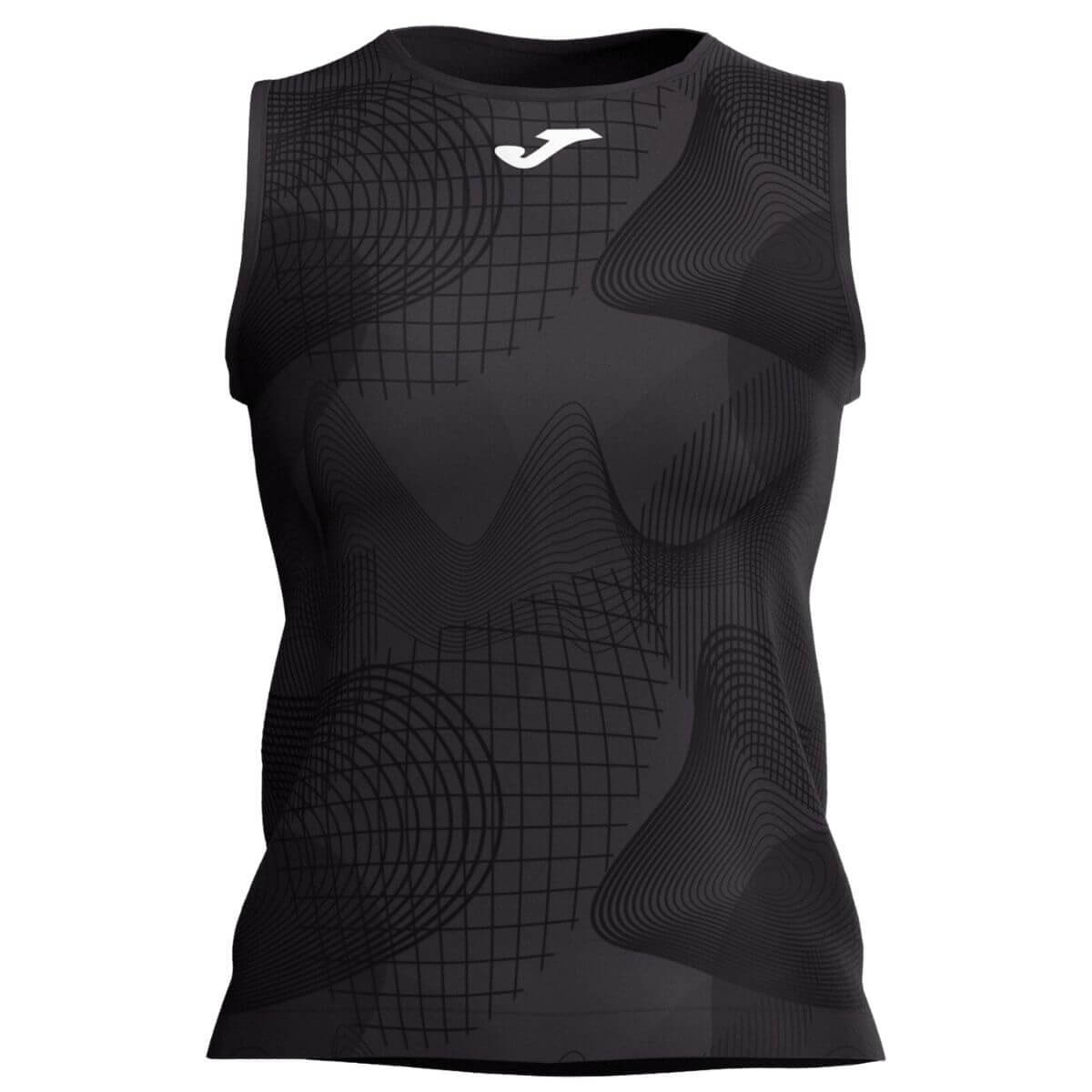 Polera Joma Challenge Tank Top Negra - Sur SportsVestuario