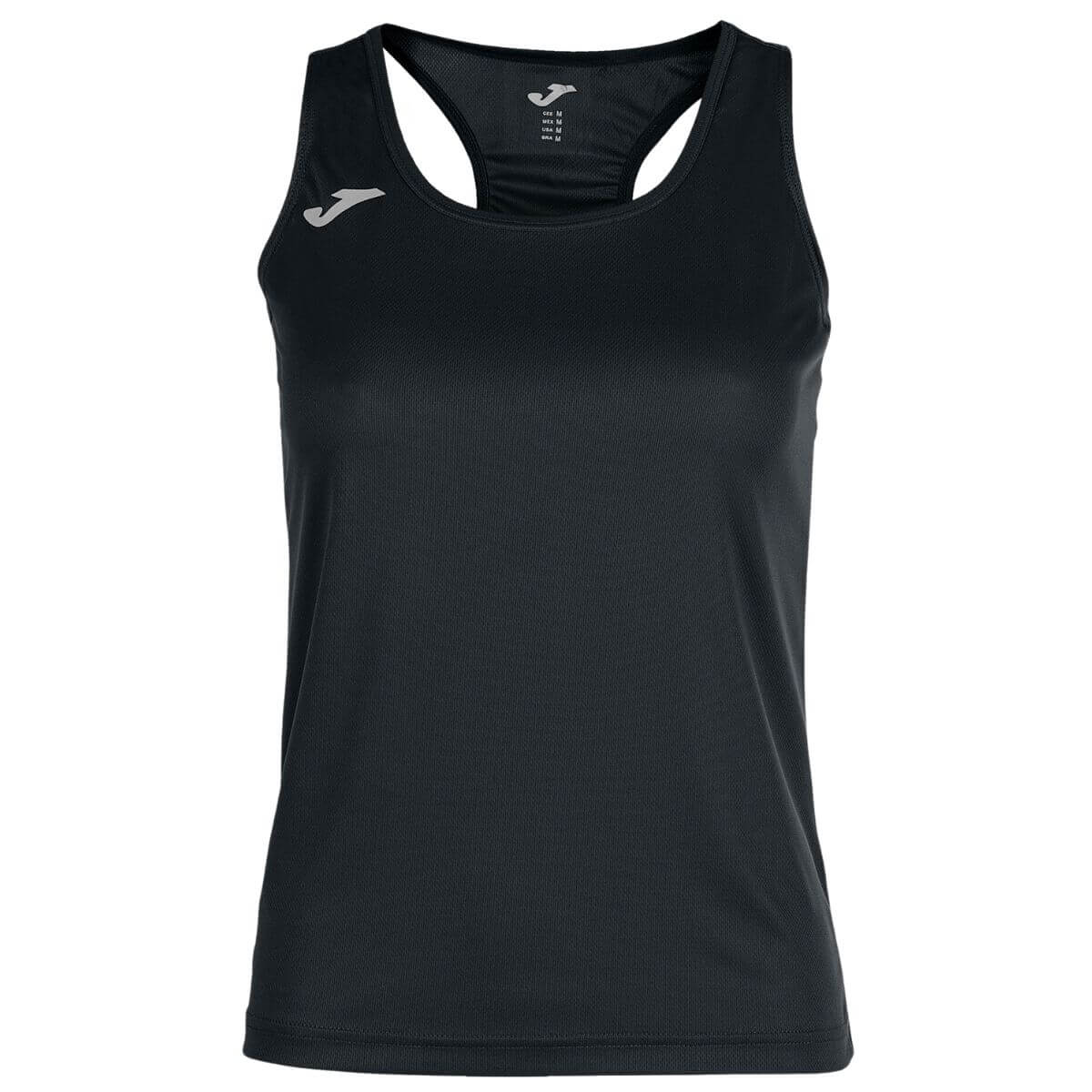Polera Joma Mujer tirantes Siena II Negro - Sur SportsVestuario