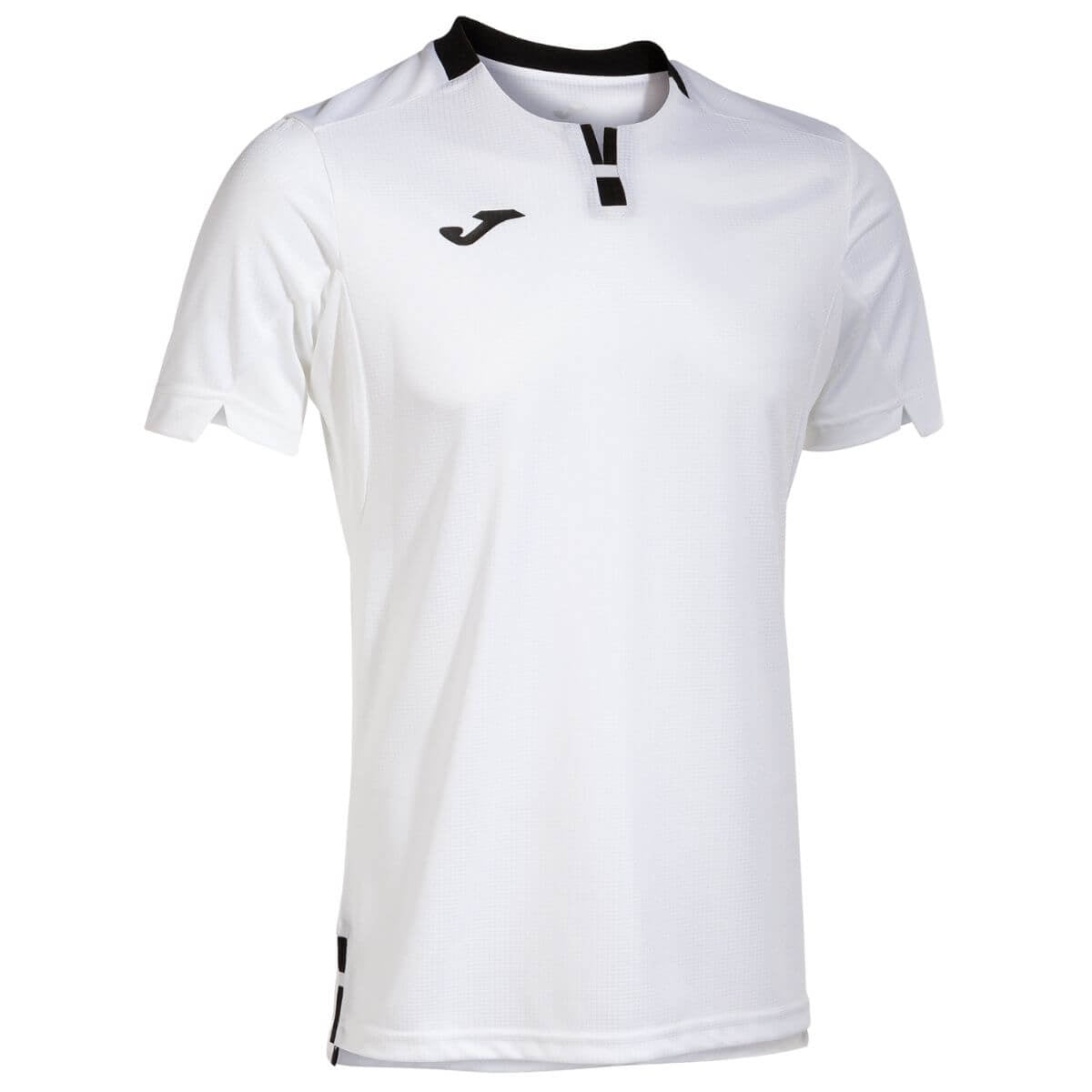 Polera Joma Ranking Blanca Cuello Negro - Sur SportsVestuario