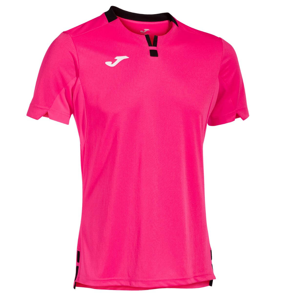 Polera Joma Ranking Fucsia Cuello Negro - Sur SportsVestuario