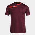 Polera Joma Torneo Manga Corta Burdeo