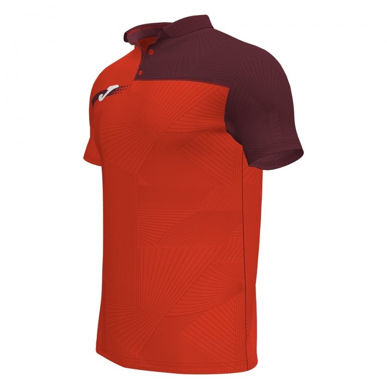 Polera Joma Torneo Polo Roja Burdeo - Sur SportsVestuario