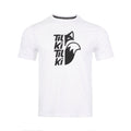 Polera Mix Big Logo Tilki - Blanca logo Negro
