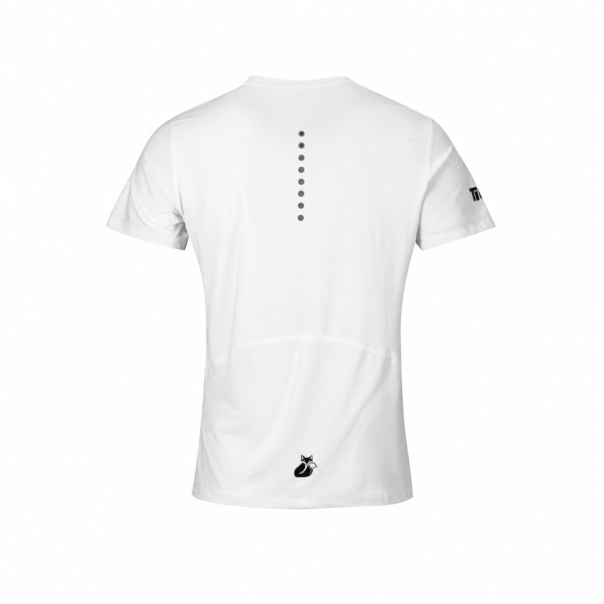 Polera Mix/Mesh Pro Mujer Tilki Lehinde Blanco/Negro