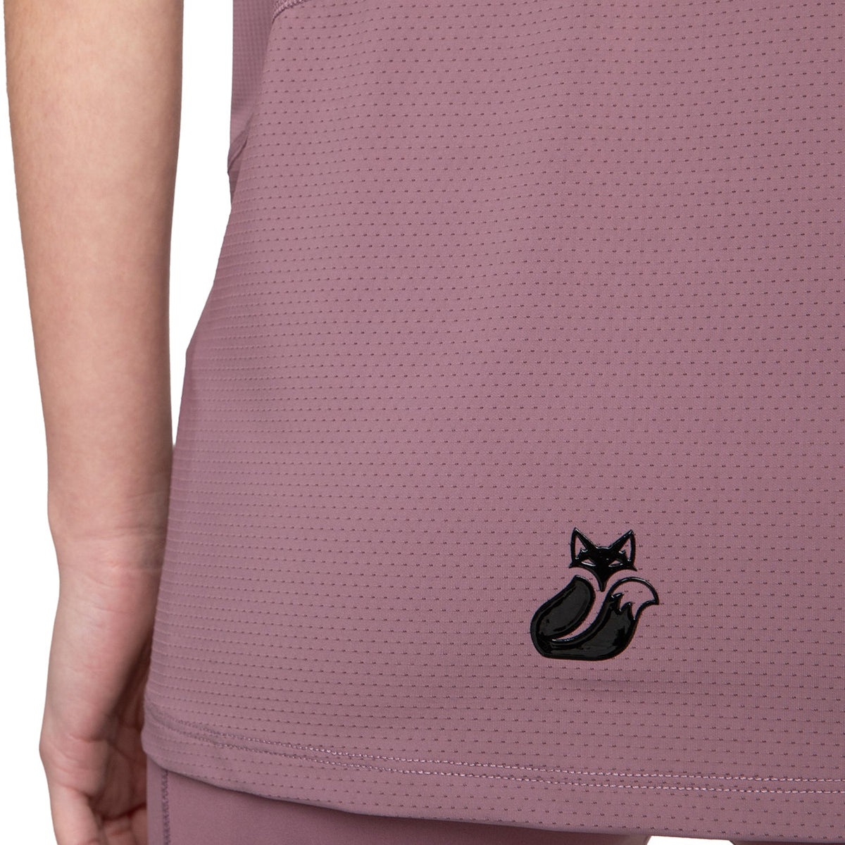 Polera Mix/Mesh Pro Mujer Tilki Lehinde - Malva