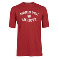 Polera Nox Basic Roja Letras Blanca