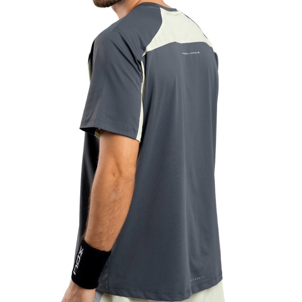 Polera Nox Hombre Pro Charcoal Grey - Sur SportsVestuario
