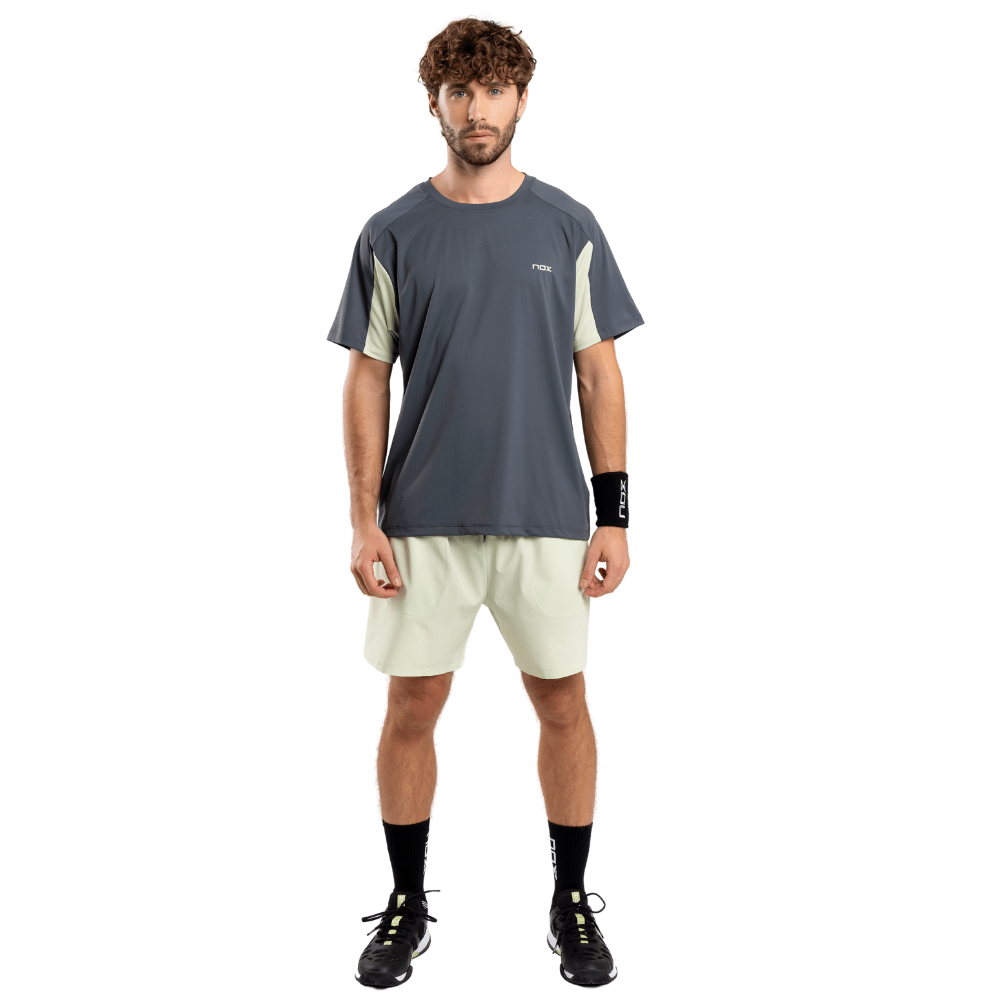 Polera Nox Hombre Pro Charcoal Grey - Sur SportsVestuario
