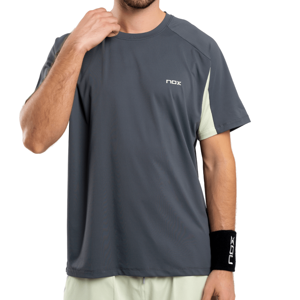 Polera Nox Hombre Pro Charcoal Grey - Sur SportsVestuario