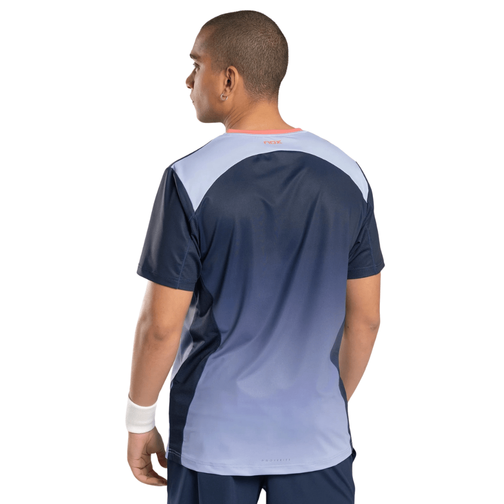 Polera Nox Hombre Pro Fit Naval Blue Degraded - Sur SportsVestuario