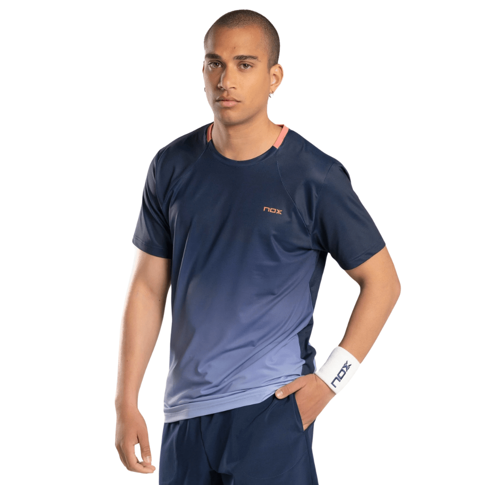 Polera Nox Hombre Pro Fit Naval Blue Degraded - Sur SportsVestuario