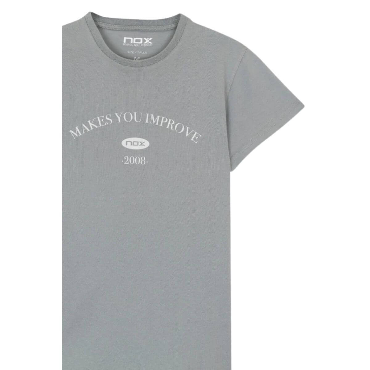 Polera Nox Mujer Basic Gris - Sur SportsVestuario