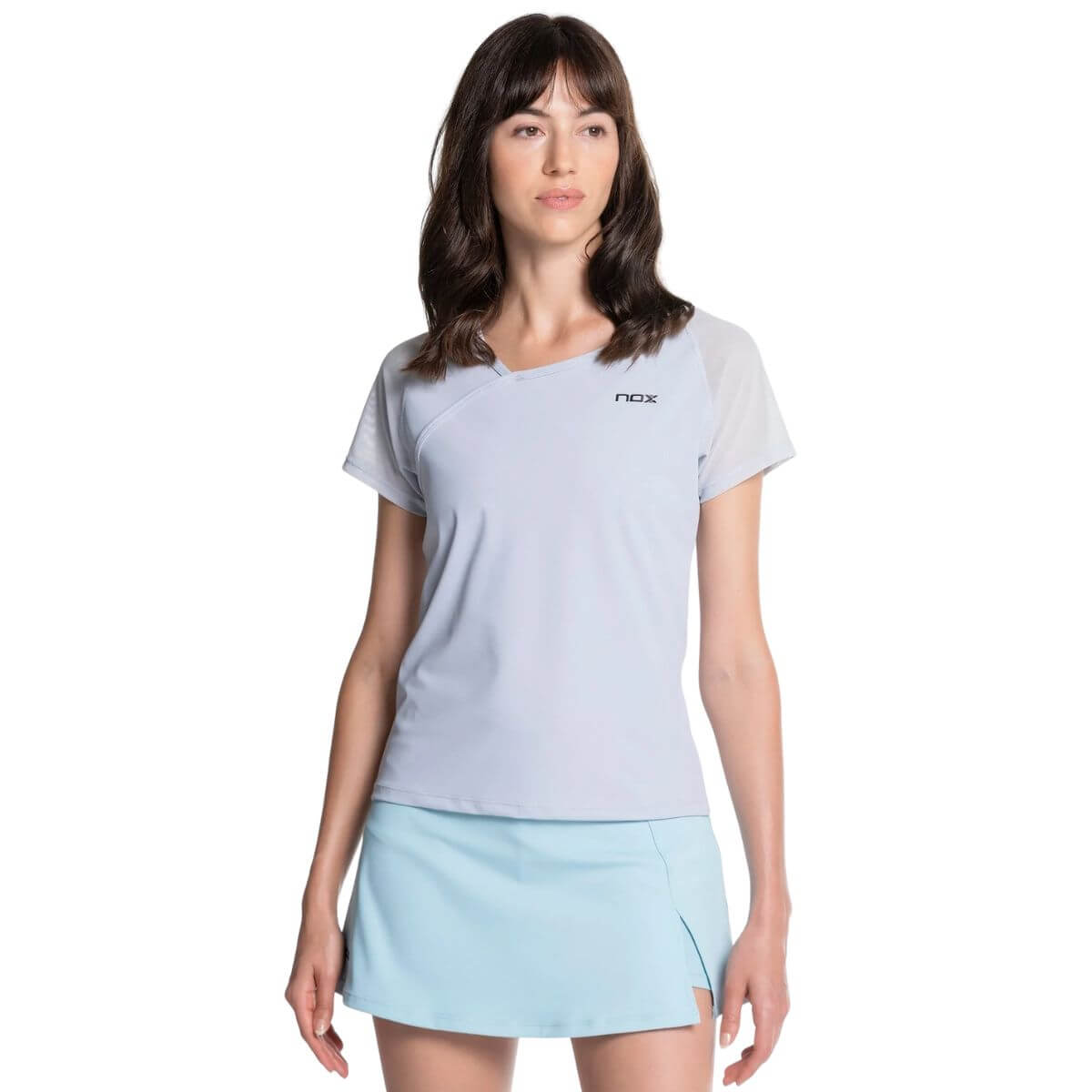 Polera Nox Mujer Pro Regular Gris - Sur SportsVestuario