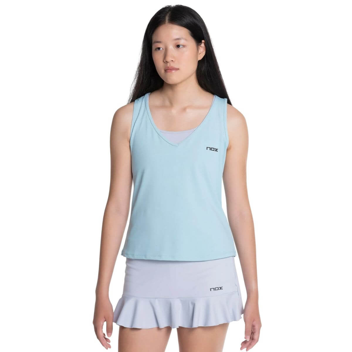 Polera Nox Mujer Tirantes Pro Fit Azul Cielo - Sur SportsVestuario