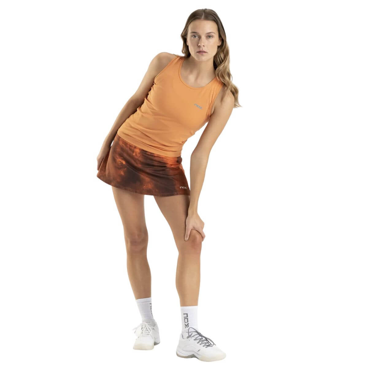 Polera Nox Mujer Tirantes Pro Mandarina - Sur SportsVestuario