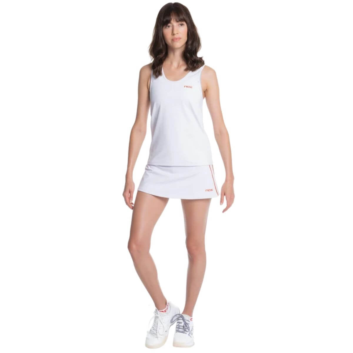 Polera Nox Mujer Tirantes Team Fit Blanca - Sur SportsVestuario