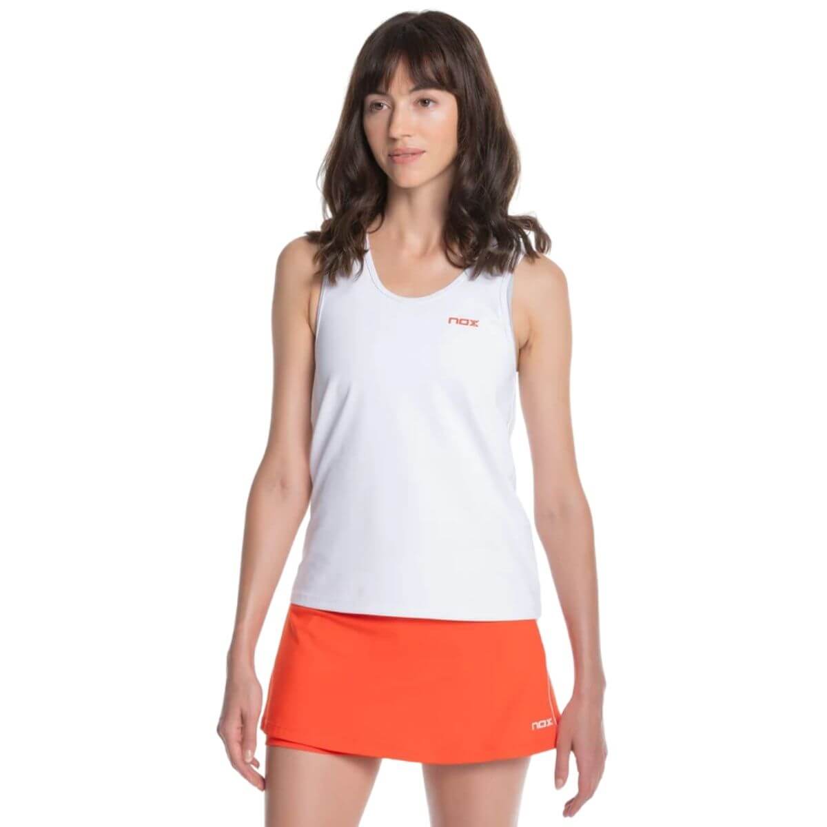 Polera Nox Mujer Tirantes Team Fit Blanca - Sur SportsVestuario
