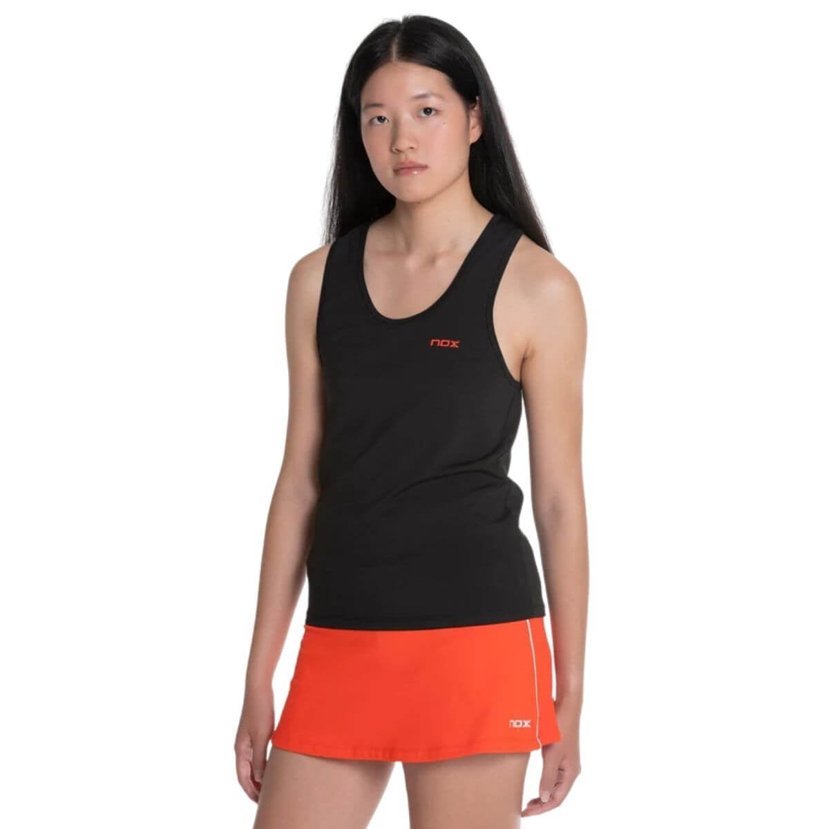 Polera Nox Mujer Tirantes Team Fit Negra - Sur SportsVestuario