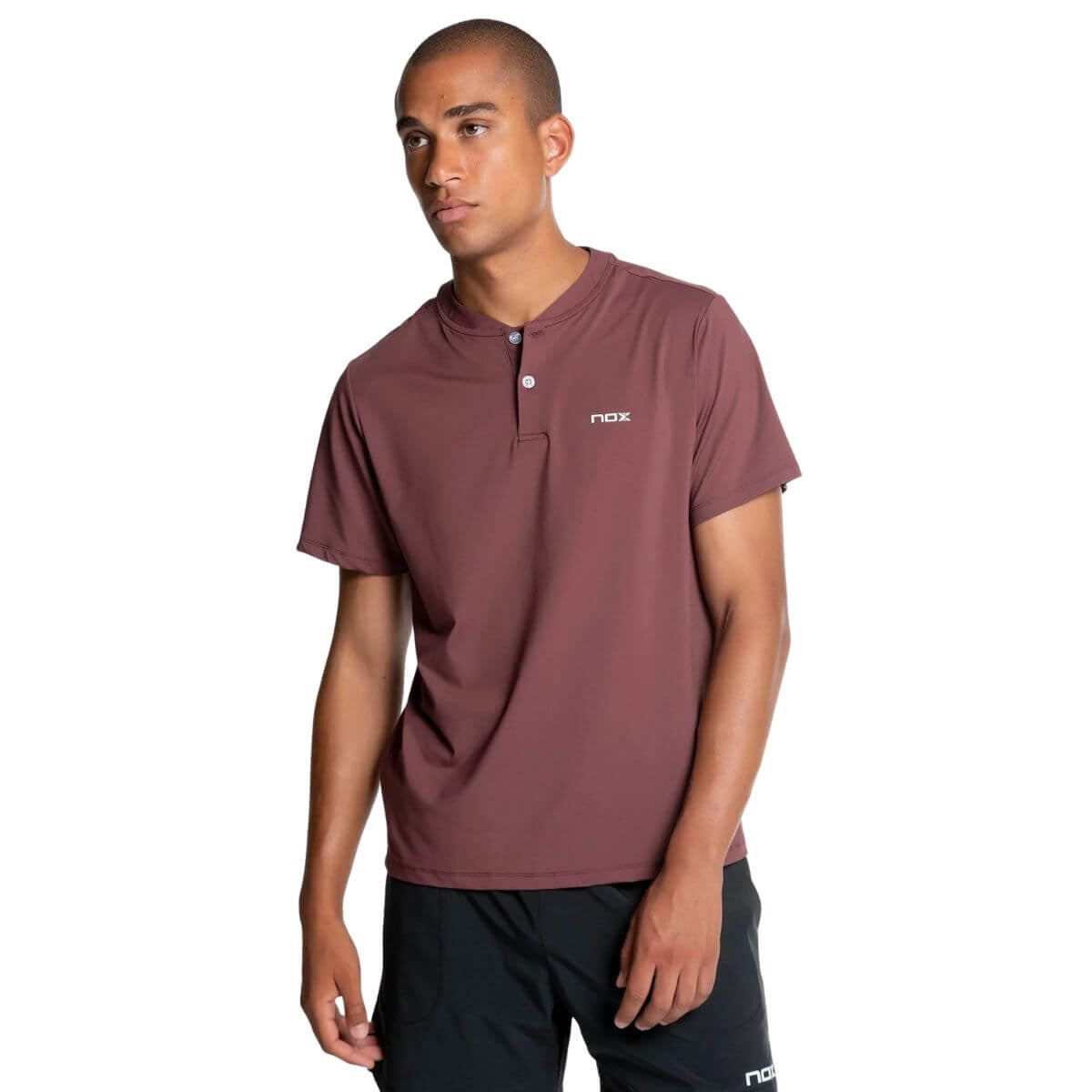 Polera Nox Polo Pro Rojo Café - Sur SportsVestuario