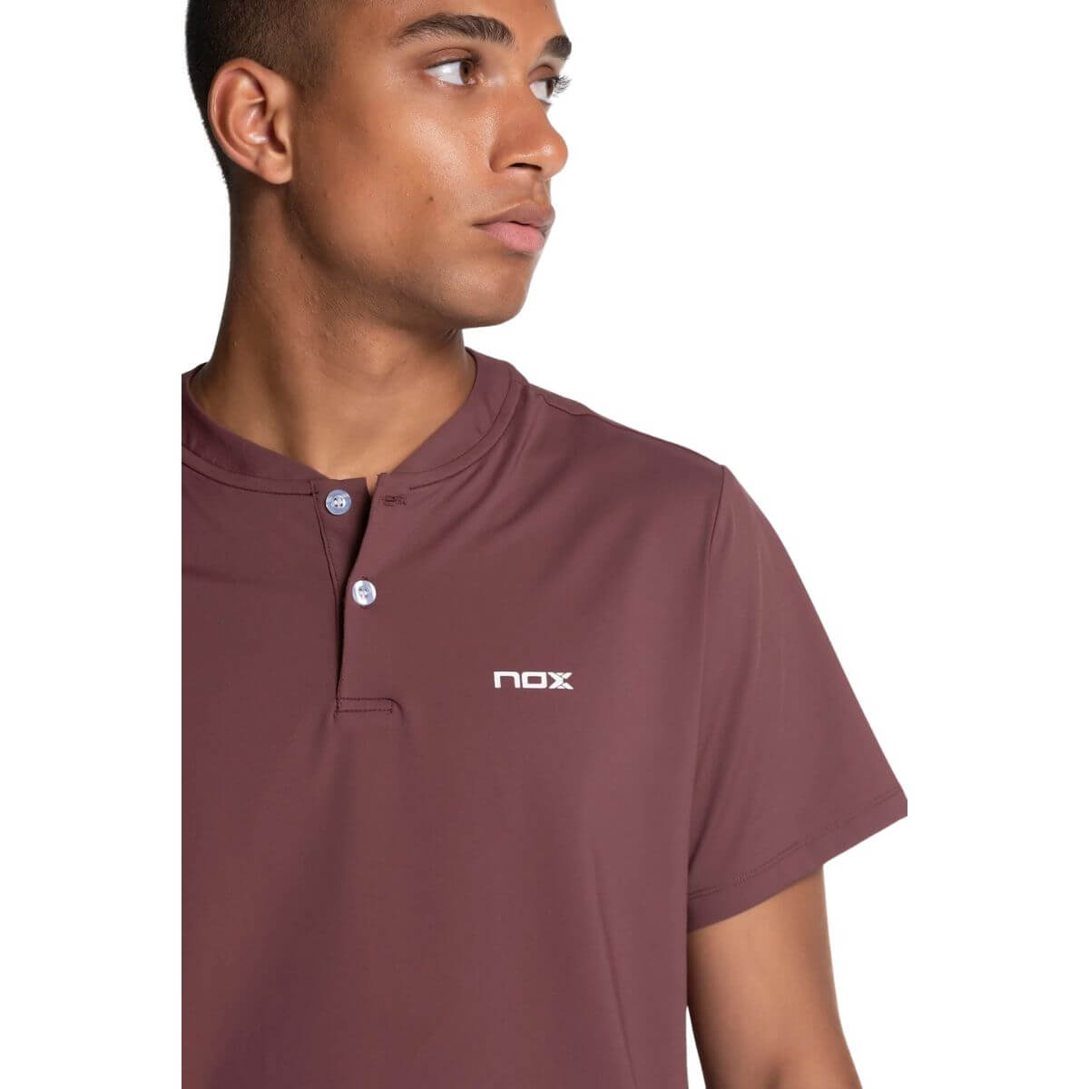 Polera Nox Polo Pro Rojo Café - Sur SportsVestuario